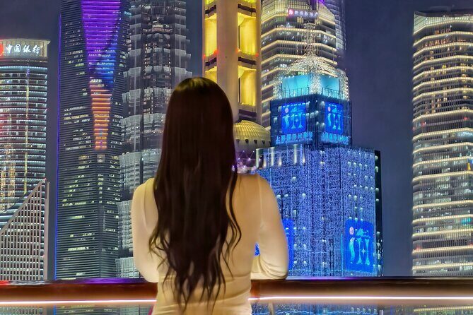 Photo Session on the Famous Shanghai Skyline - A 1-Hour North Bund Night Walk That Produces Real Keepsakes