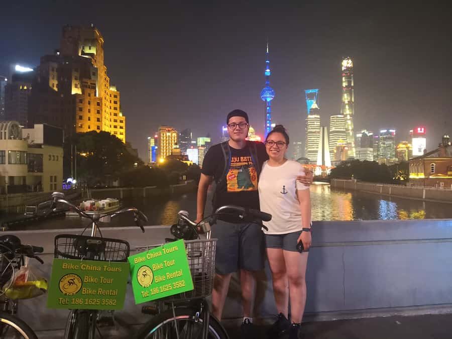 Shanghai: 4-Hour Nightlife Adventure & Tasting Bike Tour - Yu Garden night market: food, lights, and the city after dark