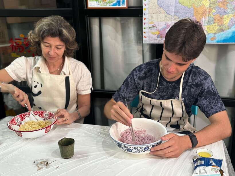Shanghai-Cooking Dumpling & Meal in Local Family-w/Vegan - English Teaching, Real Family Tips, and Travel Advice You Can Use