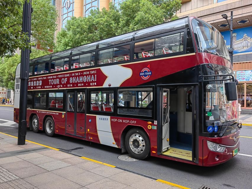 Shanghai: Hop-on Hop-off Bus Ticket and Optional Attractions - Audio commentary and where to sit on a double-decker