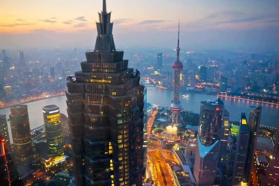 Shanghai Jinmao Tower 88th floor sightseeing hall - The 45-Second Elevator Ride Up to 88F