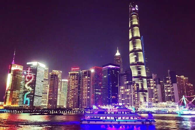 Shanghai Night River Cruise and Light Tour with Yuyuan Bazaar - Huangpu River Cruise: Bund and Lujiazui After Dark