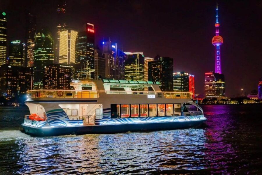 Shanghai: Night River Cruise Tour with Xinjiang Style Dining - Hotel pickup and private transport: the sanity saver